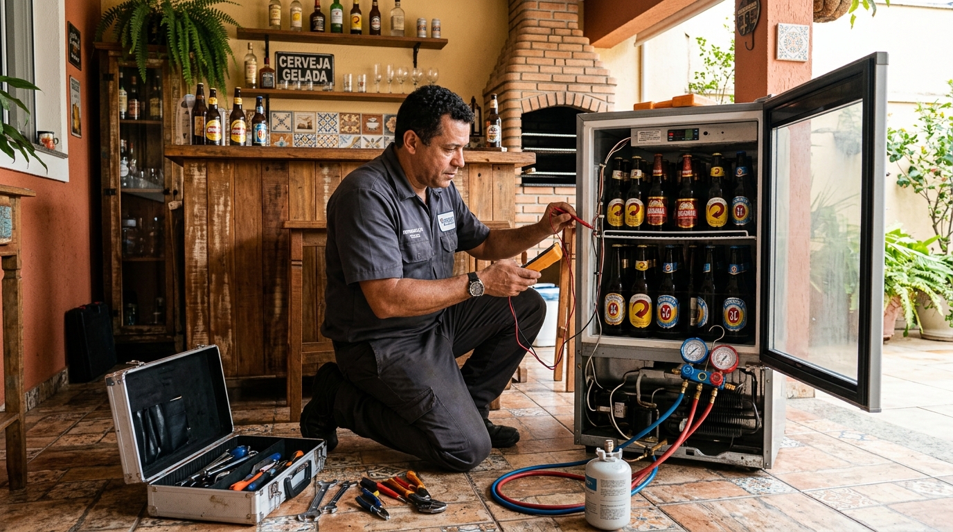 Recarga de gás em cervejeira em Botucatu‑SP