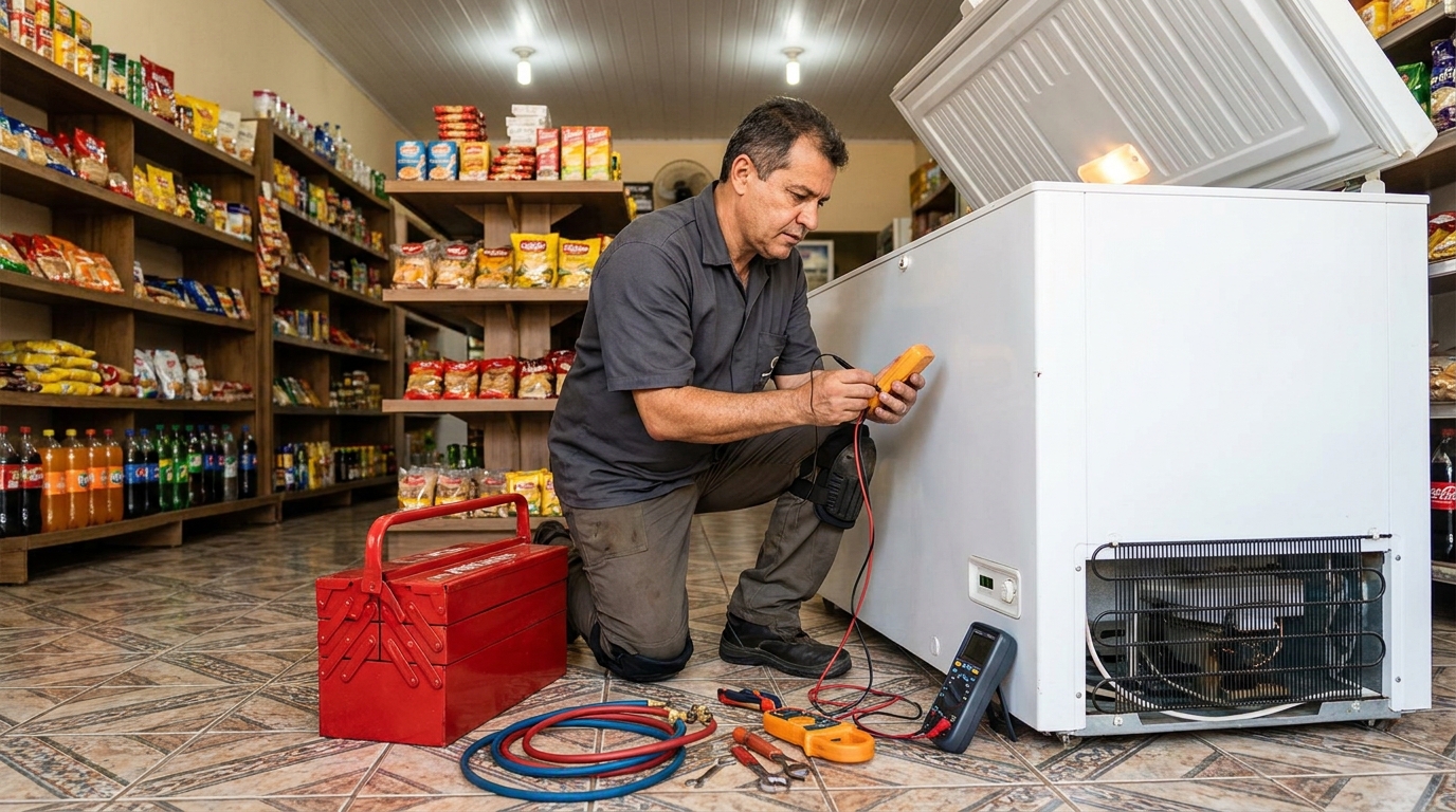 Recarga de gás em freezer Perto de Mim