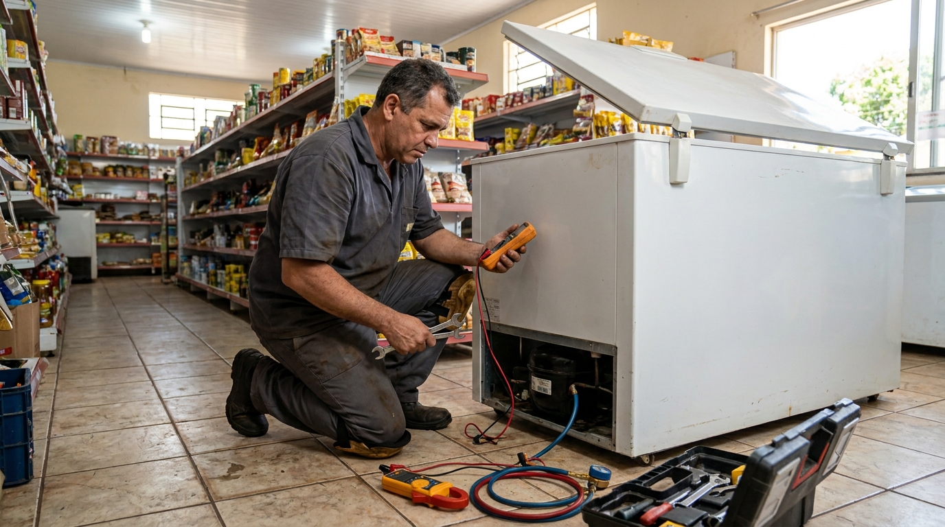 Reparo de freezer comercial em Canoas‑RS